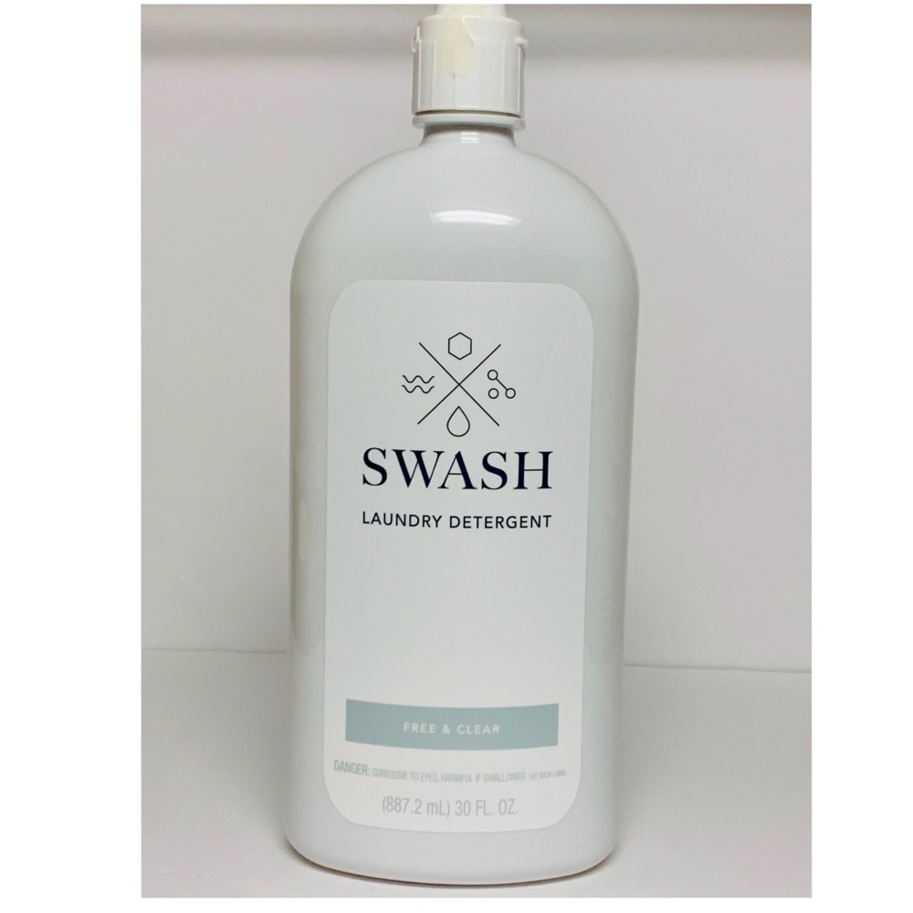 Whirlpool SWASH Laundry Detergent FREE& CLEAR ~ 83 Loads 30oz 887.2ml
